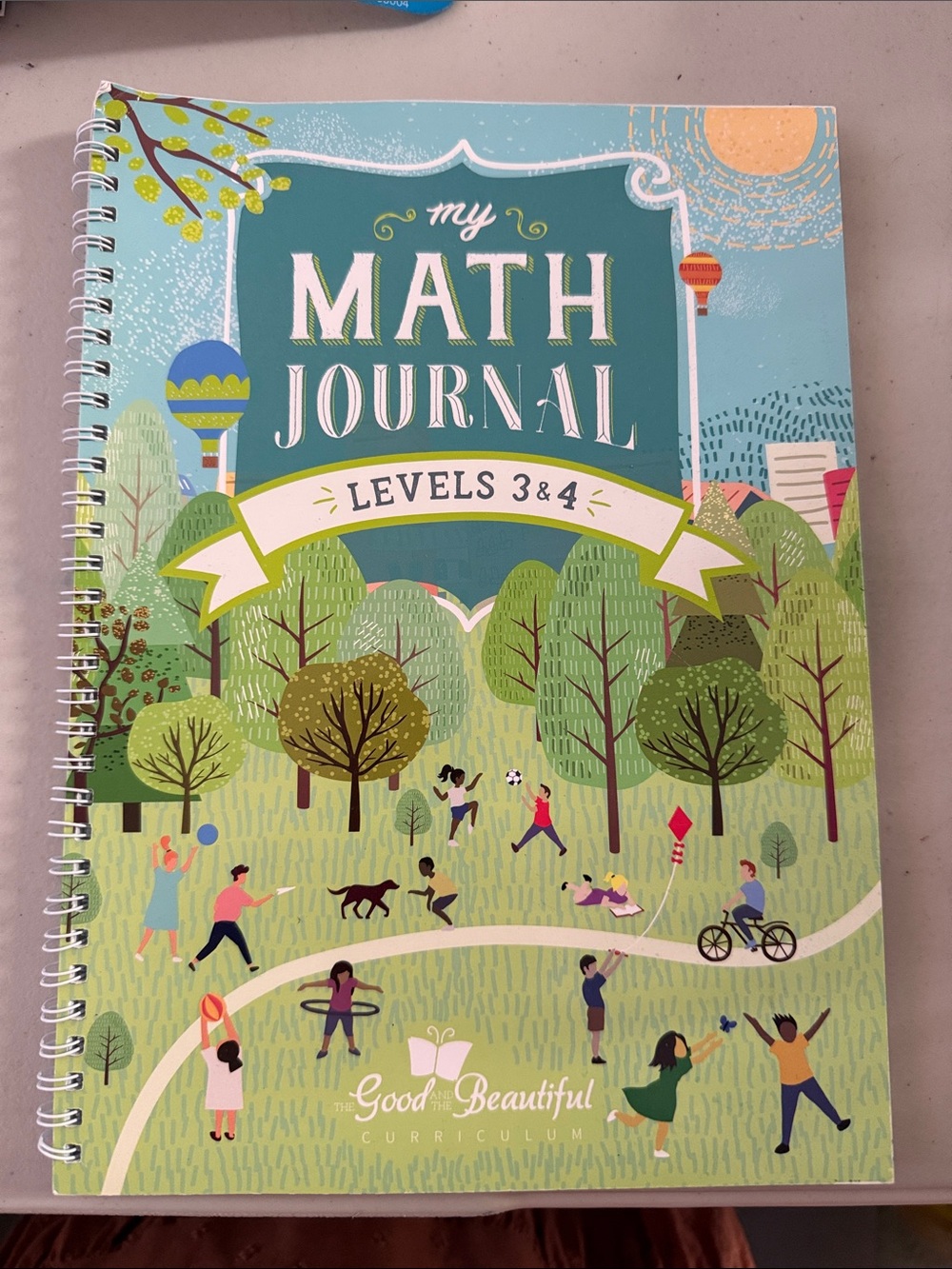 My Math Journal Levels 3 & 4 - Illustrated Green Cover